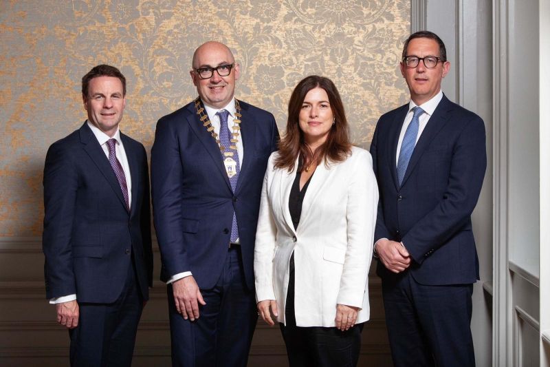 Forvis Mazars in Ireland (@forvismazars_ie) on Twitter photo Congratulations to our Cork colleague, David Swinburne, on his appointment as Honorary Secretary of <a href="/CorkChamber/">Cork Chamber</a> at its 206th AGM last evening.
Also to Rob Horgan on his reappointment as President & Susie Horgan on her appointment as VP, pictured with Chamber CEO Conor Healy. Congratulations to our Cork colleague, David Swinburne, on his appointment as Honorary Secretary of <a href="/CorkChamber/">Cork Chamber</a> at its 206th AGM last evening.
Also to Rob Horgan on his reappointment as President & Susie Horgan on her appointment as VP, pictured with Chamber CEO Conor Healy.