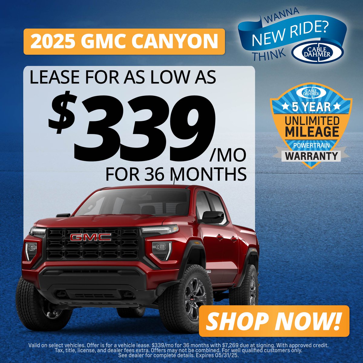 Take on summer with power and style at Cable Dahmer Buick GMC of Independence! 💪 Lease the 2025 GMC Canyon for as low as $339/month. ☀️
Shop our GMC Canyon Inventory! ➡️ bit.ly/3Yw5Ltq
#GMC #Canyon #CableDahmer #KansasCity #Trucks
