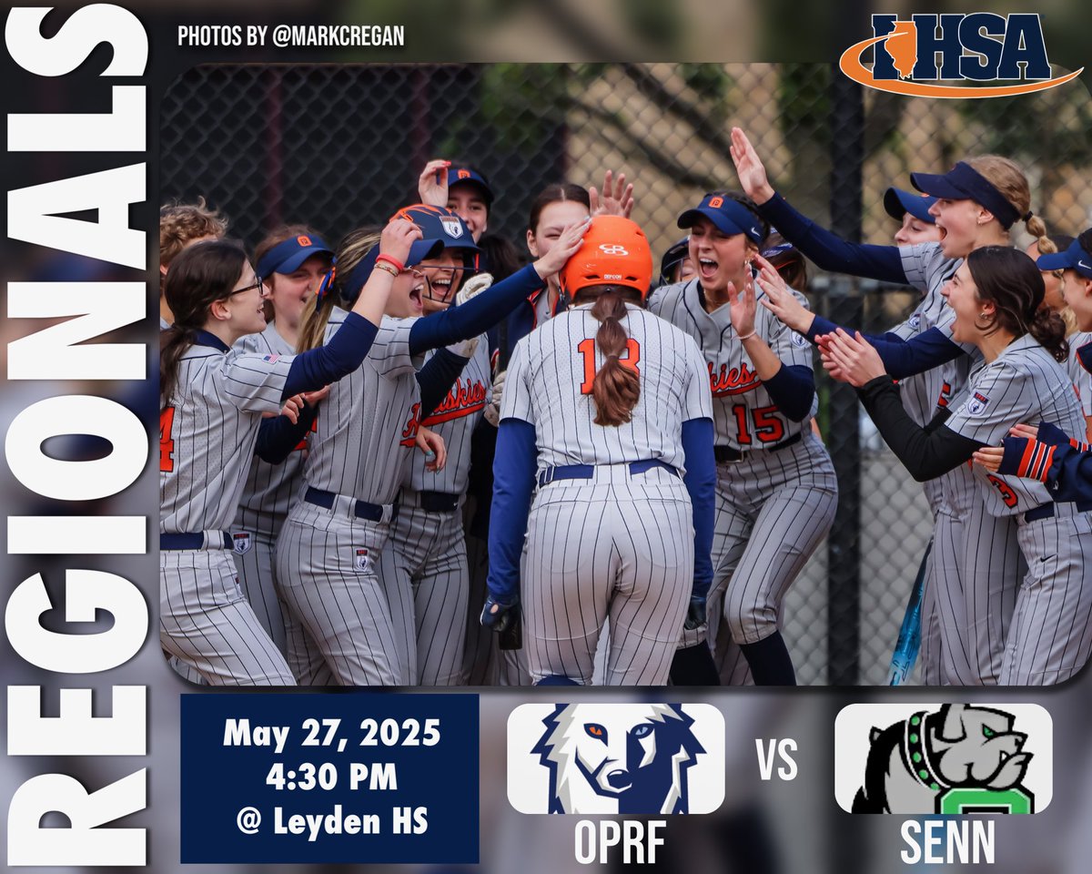 Game 1. 4:30 at East Leyden High School.