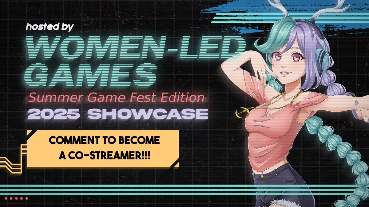 Women-Led Games (@womenledgames) on Twitter photo Co-streamer applications for the Women-Led Games: Summer Game Fest Edition showcase are open!!
Comment below to be contacted by our partners <a href="/PlayIndiesgg/">PlayIndies</a> !
#SummerGameFest #ContentCreators Co-streamer applications for the Women-Led Games: Summer Game Fest Edition showcase are open!!
Comment below to be contacted by our partners <a href="/PlayIndiesgg/">PlayIndies</a> !
#SummerGameFest #ContentCreators