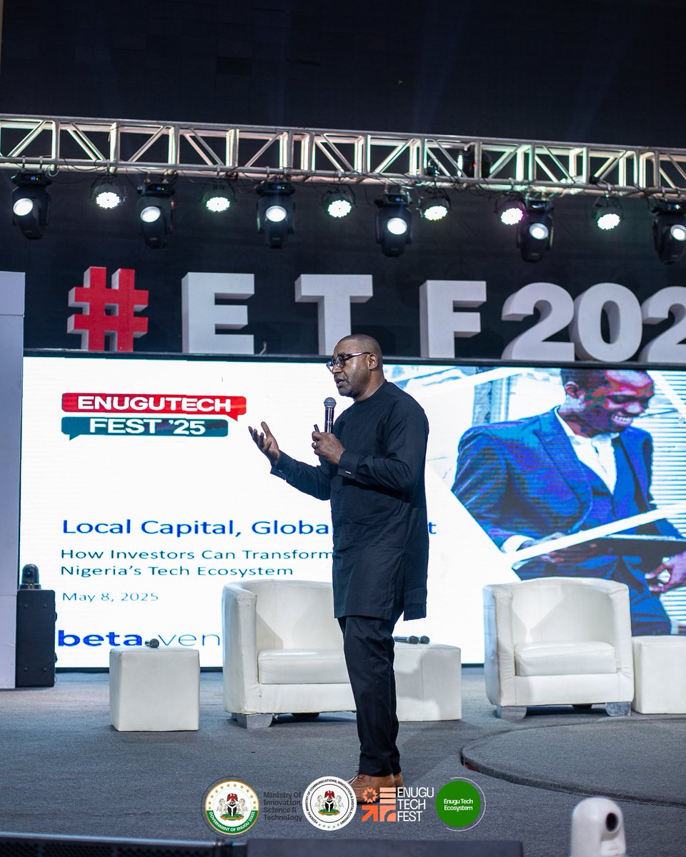 Enugu_techfest's tweet image. We were honoured to have Ike Eze as one of our esteemed speakers for ETF 2025.
Ike Eze's session was a standout, filled with real talk on entrepreneurship, navigating challenges, and building with purpose. His practical advice and contagious energy left everyone deeply inspired…