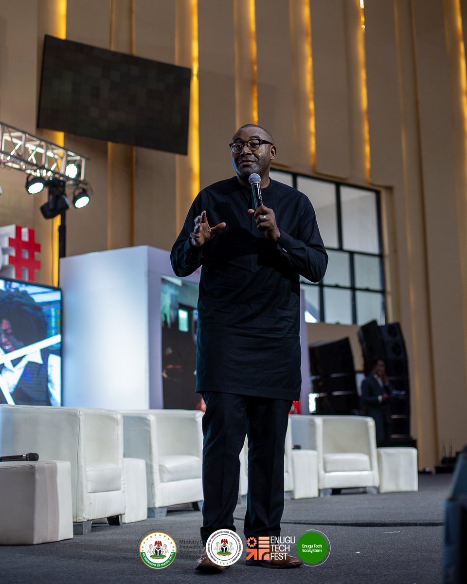 Enugu_techfest's tweet image. We were honoured to have Ike Eze as one of our esteemed speakers for ETF 2025.
Ike Eze's session was a standout, filled with real talk on entrepreneurship, navigating challenges, and building with purpose. His practical advice and contagious energy left everyone deeply inspired…