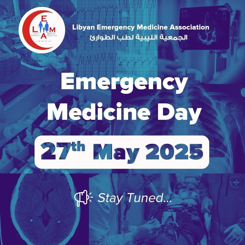 The African Federation for Emergency Medicine (@afemafrica) on Twitter photo 👏 Big congratulations to <a href="/lema_Org_LY/">Libyan Emergency Medicine Association</a> for celebrating #EMDay2025 with the 2nd LEMA Symposium in Tripoli!
Real talks, real challenges—from the ER to the field—driven by expert voices and emerging leaders.
#ProudToProvide #EmergencyMedicineDay #LEMA 👏 Big congratulations to <a href="/lema_Org_LY/">Libyan Emergency Medicine Association</a> for celebrating #EMDay2025 with the 2nd LEMA Symposium in Tripoli!
Real talks, real challenges—from the ER to the field—driven by expert voices and emerging leaders.
#ProudToProvide #EmergencyMedicineDay #LEMA