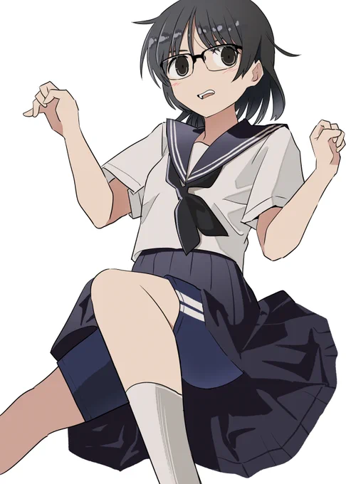 いわゆる普通の眼鏡っ娘 
