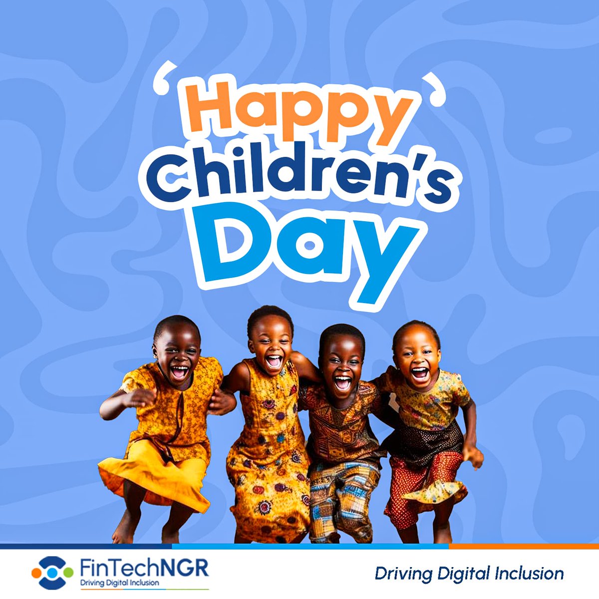 fintechngr's tweet image. To the youthful minds who will guide us ahead and become our future leaders!

We wish you a very Happy children&apos;s day!

#FintechNGR #Fintech #Childrensday