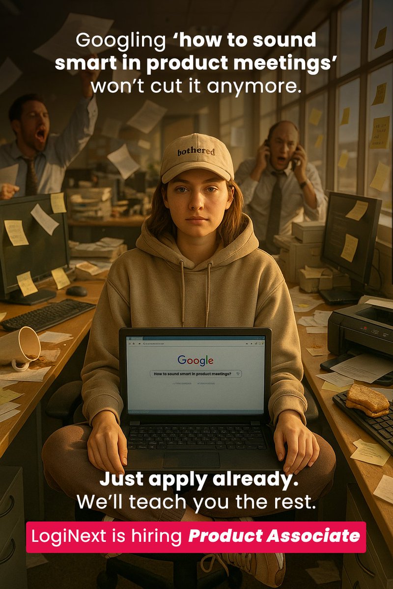 🚨#Hiring Alert🚨

We’re hiring Product Associate at <a href="/LogiNext/">LogiNext</a>.

Come learn fast, build real things, and maybe pretend to know what an API is… until you actually do.😉

More details and to apply: loginext.hire.trakstar.com/jobs/fk02n6b/

#Careers #ProductJobs #TechCareers  #JobsInMumbai