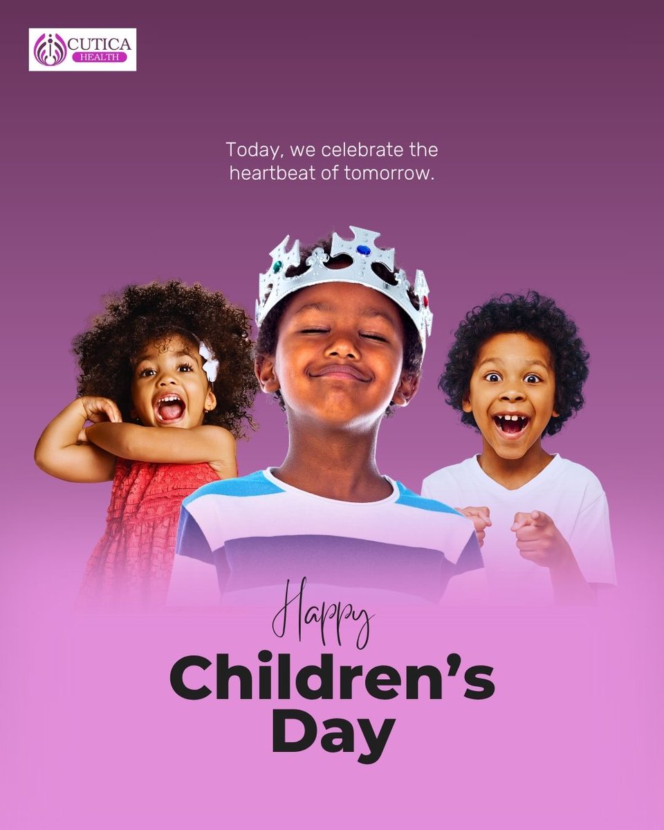 cuticahealth's tweet image. Today, we celebrate the joy, laughter, and endless curiosity that children bring into our lives.💜

Here’s to raising strong, healthy kids who grow up to change the world! 🌍

Happy Children’s Day! 🎉 

#CUTICAHealth #ChildrensDay #HealthyKids #HappyChildrensDay