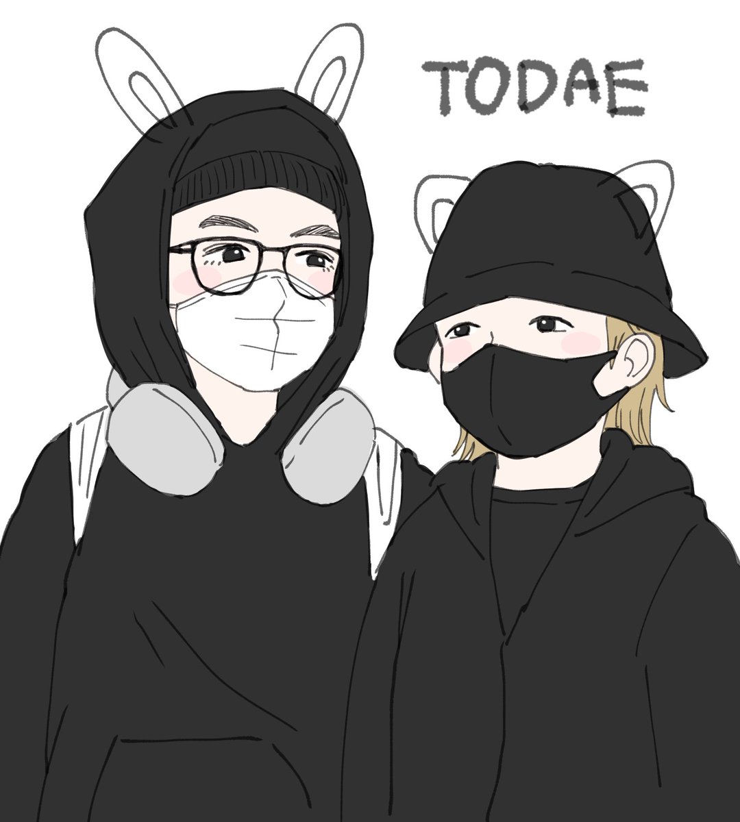 🖤🖤🖤🖤🖤🖤 
黒すぎィ‼️