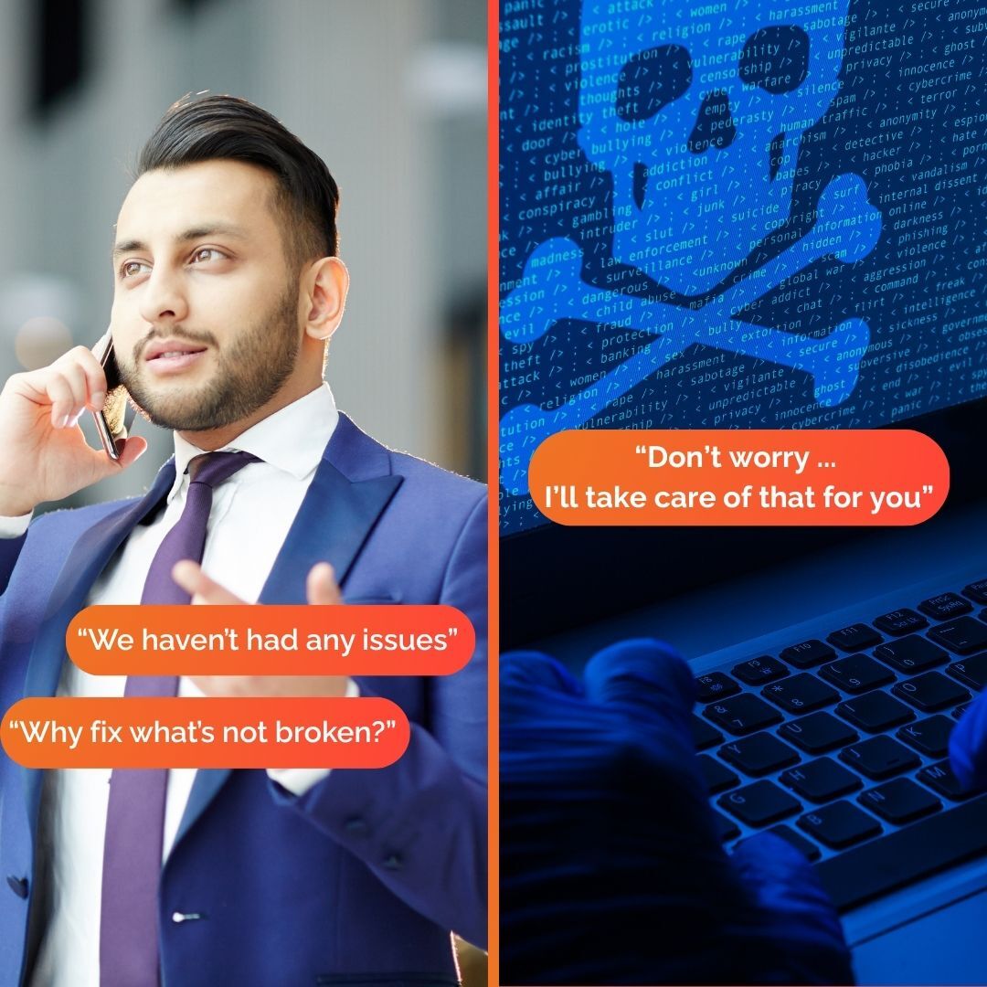 We haven’t had an issue yet…"
That’s what cybercriminals count on.
Unpatched systems = silent vulnerabilities.

🔧 PCS patches before problems hit.
🎯 Proactive. Not reactive.

👉 hubs.ly/Q03pcMDT0
#helpmepcs #patchmanagement #cybersecurity #managedIT