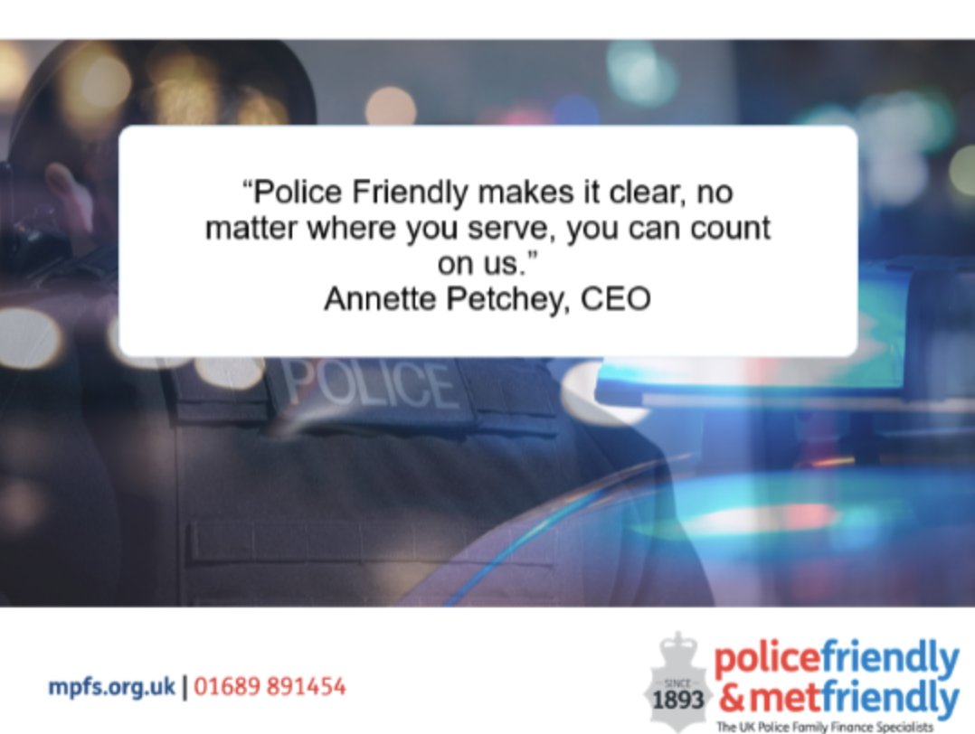 Dyfed Powys Police Federation (@dpp_federation) on Twitter photo 🤝 Savings and investment plans tailored to meet the needs of members of the entire police family are now available from Police Friendly - newly launched by <a href="/metfriendly/">Metfriendly</a>.
Annette Petchey, CEO, said: “Now we’re here for all of UK policing.”
Find out more: bit.ly/4kGwUCH 🤝 Savings and investment plans tailored to meet the needs of members of the entire police family are now available from Police Friendly - newly launched by <a href="/metfriendly/">Metfriendly</a>.
Annette Petchey, CEO, said: “Now we’re here for all of UK policing.”
Find out more: bit.ly/4kGwUCH