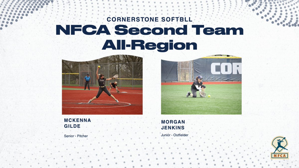 Gilde and Jenkins earn NFCA Second Team All-Region honors.

cugoldeneagles.com/news/2025/5/27…

#TogetherweSOAR