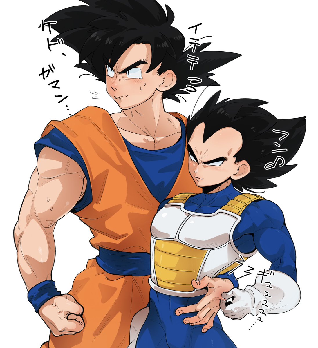 たまにイタズラしちゃう🥗と我慢する🥕