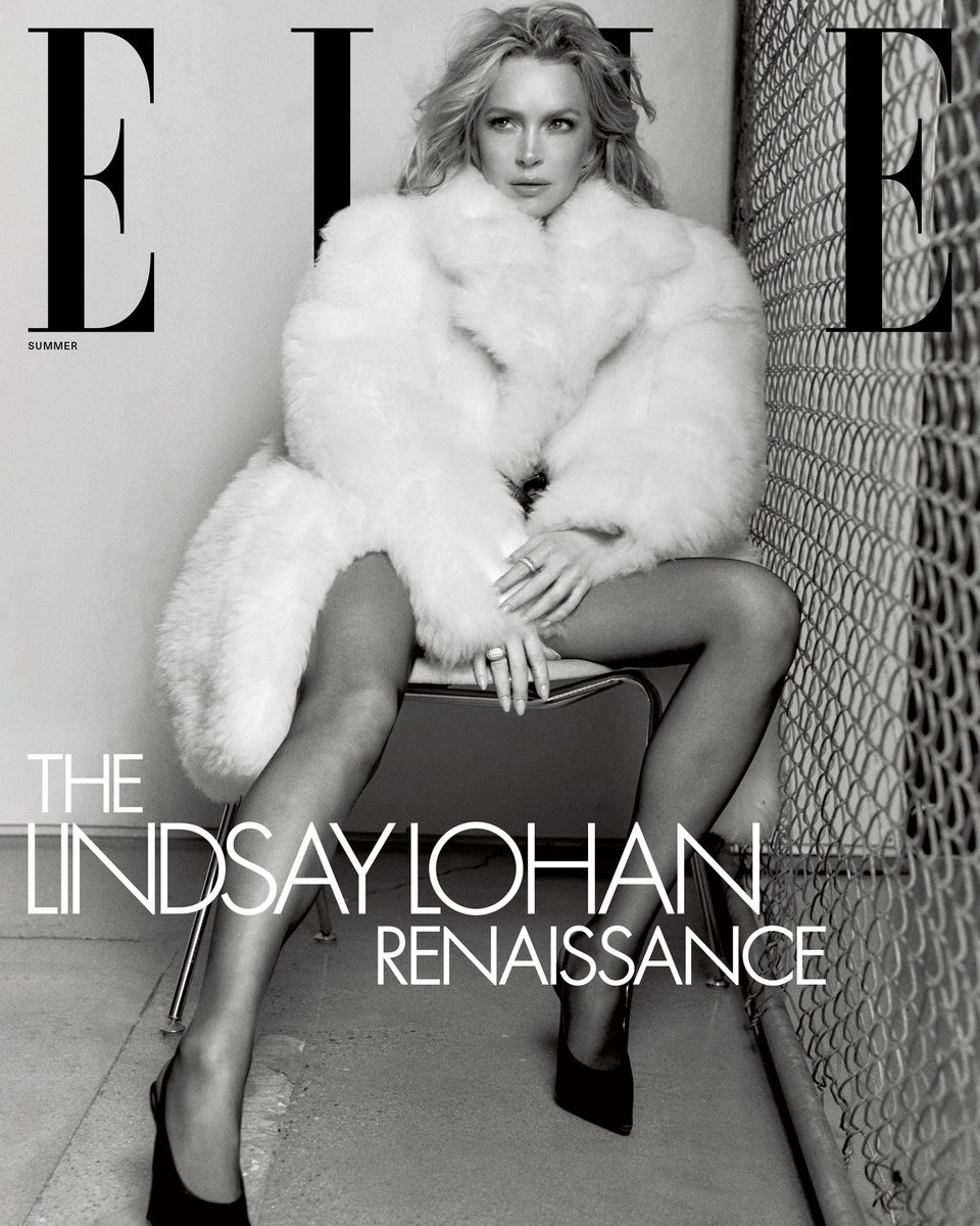 Lindsay Lohan (@lindsaylohan) on Twitter photo ELLE 2025 Summer Issue 🖤
ELLE: <a href="/elleusa/">Elle</a>
Editor-in-chief: Nina Garcia <a href="/ninagarcia/">Nina Garcia</a>
Photographer: Chris Colls <a href="/chriscolls/">chris colls</a>
Stylist: Alex White @alexwhiteedits
Interview: Chloe Fineman @chloeiscrazy
Introduction: Kayla Webley Adler <a href="/kaylaw/">Kayla Franklin</a>
Hair: Ward Stegerhoek @wardhair4real ELLE 2025 Summer Issue 🖤
ELLE: <a href="/elleusa/">Elle</a>
Editor-in-chief: Nina Garcia <a href="/ninagarcia/">Nina Garcia</a>
Photographer: Chris Colls <a href="/chriscolls/">chris colls</a>
Stylist: Alex White @alexwhiteedits
Interview: Chloe Fineman @chloeiscrazy
Introduction: Kayla Webley Adler <a href="/kaylaw/">Kayla Franklin</a>
Hair: Ward Stegerhoek @wardhair4real