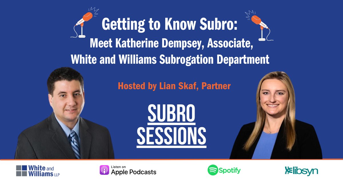 In this episode, Lian interviews Associate, Katherine Dempsey, to discuss how she chose the area of #Subrogation law, her focus on family, and how she spends time out of the office sharing cooking tips and recipes on her "Finsta" account.

loom.ly/yOQjoe4