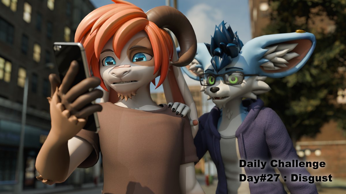 Eilva_Junner's tweet image. I think it's better not to know what they've seen.
Daily Challenge 27: Disgust