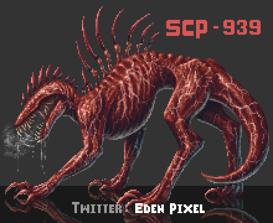 eden_pixel's tweet photo. SCP-939🎨
Don't follow the sound just because you hear a human voice....
#SCP #SCPFoundation #SCP939 #pixelart #pixel_art https://t.co/tODz3aJauO