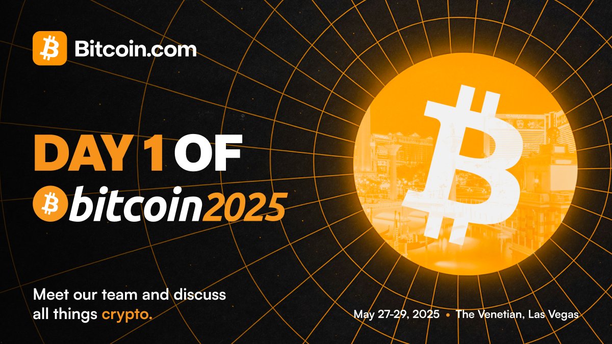 Bitcoin.com (@bitcoincom) on Twitter photo Day 1 of #Bitcoin2025 is here!
The <a href="/BitcoinCom/">Bitcoin.com</a> team is exploring the expo floor at <a href="/VenetianVegas/">The Venetian Resort Las Vegas</a>. Spot <a href="/_dsencil/">David</a> and chat with us about Bitcoin's future. Be sure to ask him what he knows about the BTC whitepaper! Day 1 of #Bitcoin2025 is here!
The <a href="/BitcoinCom/">Bitcoin.com</a> team is exploring the expo floor at <a href="/VenetianVegas/">The Venetian Resort Las Vegas</a>. Spot <a href="/_dsencil/">David</a> and chat with us about Bitcoin's future. Be sure to ask him what he knows about the BTC whitepaper!