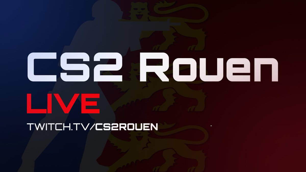CS2Rouen's tweet photo. 🚨 CS2R2 EN PLAYOFFS – PREMIER BO3 CE SOIR
🎬 C’EST L’ÉVÉNEMENT : le plus gros match de notre saison
🍀 En face : des Irlandais.. mais ce soir, on brise leur chance
🎙️ Twister, @Dokaii pour vous faire vivre chaque round
📺 Live en réponse
#CS2R #CS2 #ESEA #PLAYOFFS #TWITCH https://t.co/x5rNaxGZMu
