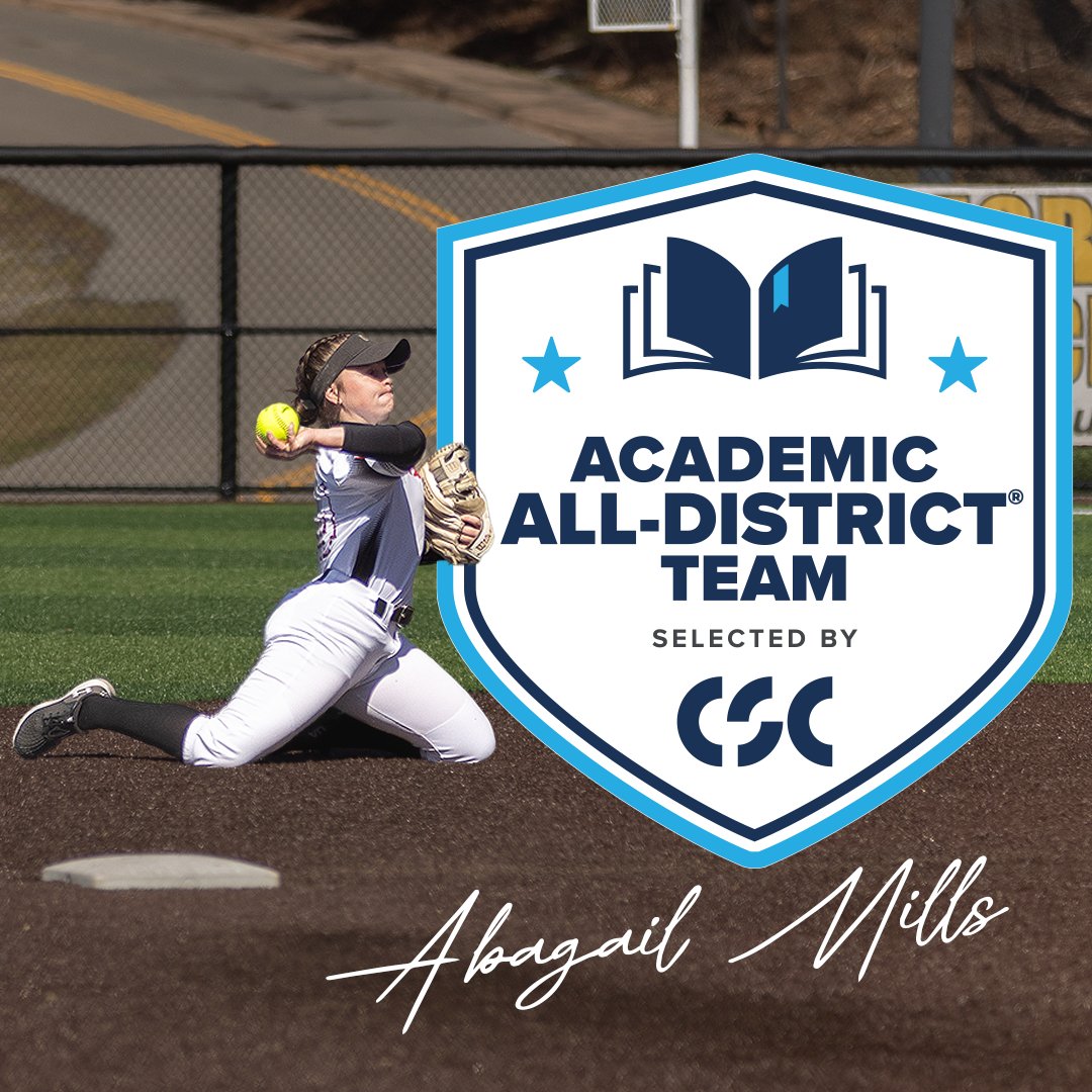 CSC has just released the softball Academic All-District Teams. Three Highland Cavaliers made the cut!

Bayleigh Allison, Adyson Gibson, and Abagail Mills all received the honor.

Congratulations!

Learn more about this honor and the Cavs who received it: uvawisecavs.com/news/2025/5/27…