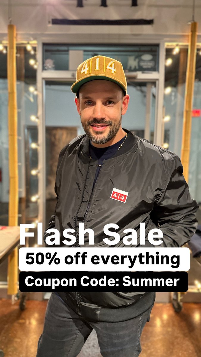 🚨⚡️🚨Cause this deal is that freakin good. 
Flash Sale: Coupon Code: Summer 
414milwaukee.com