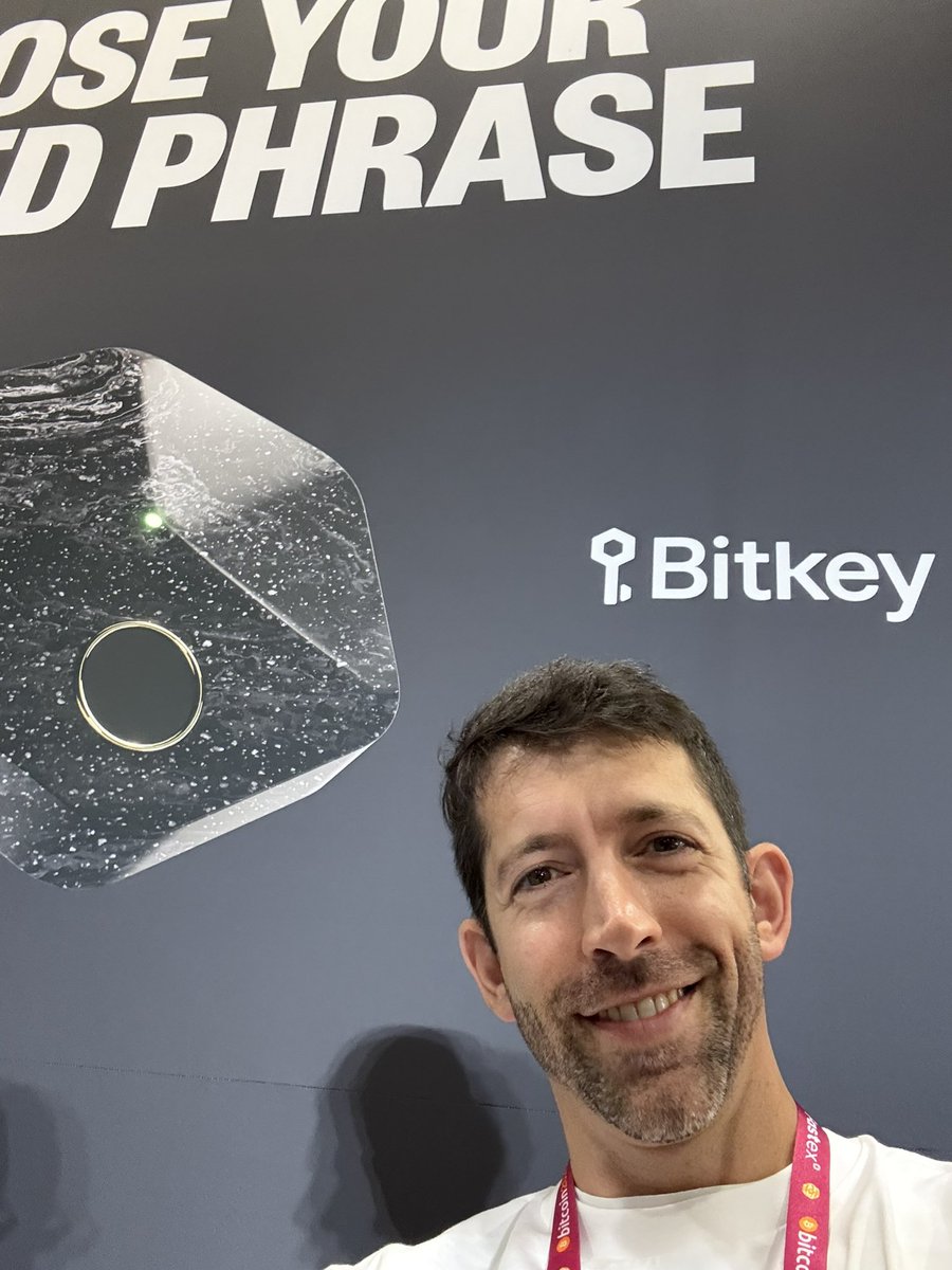 Come visit the Bitkey booth on the way to the Nakamoto stage!