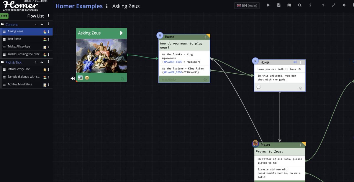 D6 Learning (@d6learning) on Twitter photo Discover the Homer story flow editor and start your journey into narrative design with our *Narrative design for Video Games* course presentation by <a href="/ppolsinelli/">Pietro Polsinelli</a>.
✍️ Reserve your free seat for the June 3 live event here: eventbrite.com/e/narrative-de… Discover the Homer story flow editor and start your journey into narrative design with our *Narrative design for Video Games* course presentation by <a href="/ppolsinelli/">Pietro Polsinelli</a>.
✍️ Reserve your free seat for the June 3 live event here: eventbrite.com/e/narrative-de…