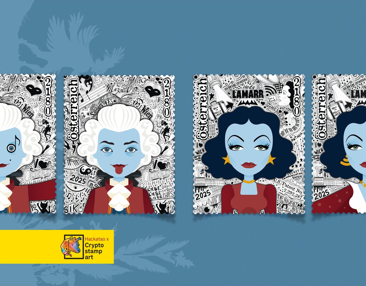 Hackatao ♛ (@hackatao) on Twitter photo We return with a whisper from history and a spark of invention! Our second journey with the Austrian Post is ready to unfold - this time, in honour of two kindred spirits: Mozart and Hedy Lamarr.
On June 4th, at <a href="/NFCsummit/">NFC SUMMIT - LISBON - JUNE 4-6 2025</a> in Lisbon, we reveal the next chapter. Will you be We return with a whisper from history and a spark of invention! Our second journey with the Austrian Post is ready to unfold - this time, in honour of two kindred spirits: Mozart and Hedy Lamarr.
On June 4th, at <a href="/NFCsummit/">NFC SUMMIT - LISBON - JUNE 4-6 2025</a> in Lisbon, we reveal the next chapter. Will you be