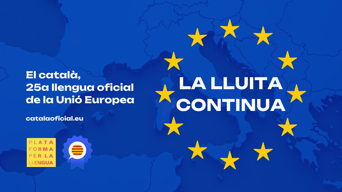 📣 LA LLUITA PER L’OFICIALITAT CONTINUA! Obrim fil. 

Lamentem la manca d’acord en la reunió d’avui, però prenem nota del canvi positiu d’opinió d’alguns estats, com els bàltics.