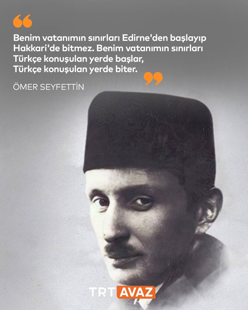 Onu okudukça kendimizi buluruz. 🇹🇷

Milli edebiyat akımının öncülerinden olan Seyfettin, sade Türkçe ile yazdığı öykülerde millet, bağımsızlık ve kültürel değerleri merkeze aldı.