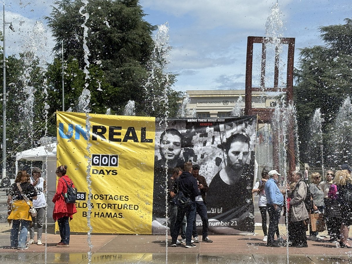 Today marks the 600 days of captivity for 58 hostages still held by Hamas in Gaza. From <a href="/UNGeneva/">United Nations Geneva</a> we call for their immediate and unconditional release, an important step for the establishment of peace in the region <a href="/bringhomenow/">Bring Them Home Now</a> #bringthembacknow