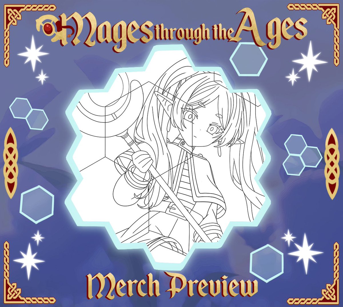 ✨Merch Preview!✨

Dust off those colored pencils and get creative with this printable coloring page from <a href="/melodyrealstone/">Melody Realstone | Comms open</a>! 

🎉Preorders are now open! Find the 🔗 in our bio!