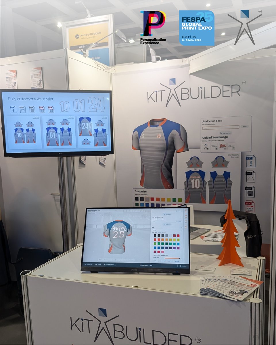 3DKitBuilder's tweet image. It’s been a few weeks since #FESPA2025 in Berlin brought together the global #print community for an exciting week of innovation, networking, and new technologies.

Check out #kitbuilder's recap of the show:
kitbuilder.com/fespa-2025-rec…

#productcustomizer #customization #teamwear