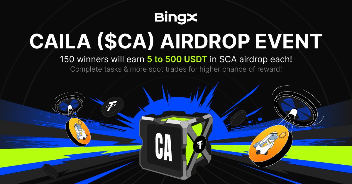 Why guess when your AI already knows? 🤖

Join the $CA Airdrop Event &amp; win up to 500 USDT. <a href="/Caila_AI/">CAILA</a>

Complete all tasks to qualify. When? Till June 3.

Event Link: gleam.io/FDyIY/caila-ca…
