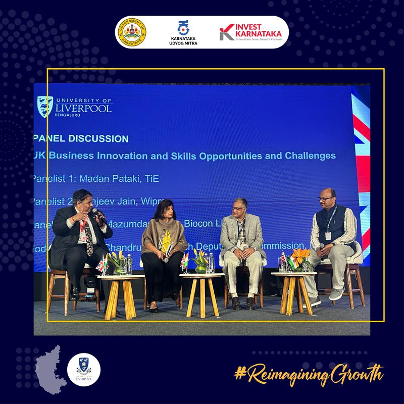 At the panel discussion on ‘UK Business Innovation and Skills Opportunities and Challenges’, industry leaders explored how #innovation, #talent, and strong partnerships can shape the future.

<a href="/kiranshaw/">Kiran Mazumdar-Shaw</a>, Founder of <a href="/Bioconlimited/">Biocon</a> , called #Bengaluru an #education capital of