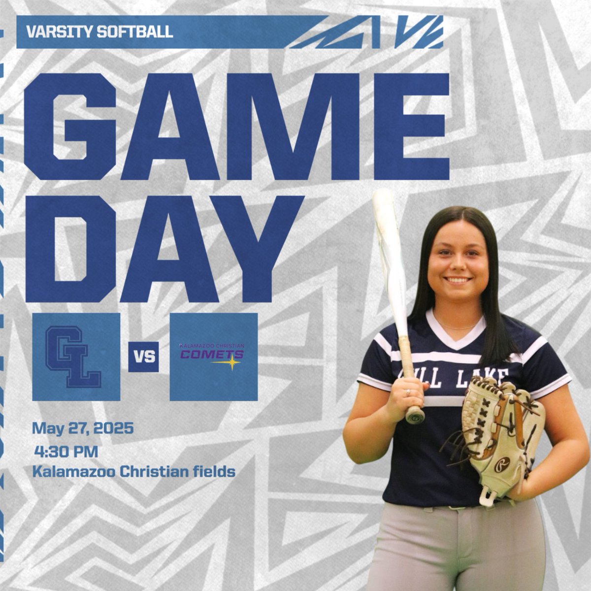 Tonight, the softball team will be traveling to Kalamazoo Christian High School to play another doubleheader game starting at 4:30 PM. Good Luck tonight, Girls!!