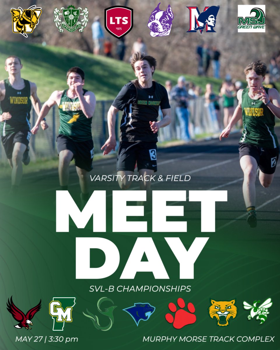 MEET DAY: Windsor Track &amp; Field plays host to the SVL-B Championships today at 3:30pm. #swarmasone #gojacks