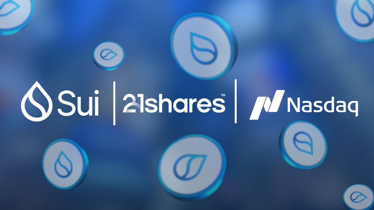 🚨 BREAKING: 21Shares files the first-ever SUI ETF to be listed on Nasdaq