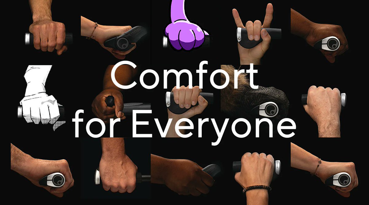 Introducing the new GP2 Evo and GP3 Evo! 

The new rubber-cushioned, vibration-damped bar ends provide more hand positions, ensuring relaxed hands, wrists, arms, and upper back for casual rides, touring, e-bikes, and bikepacking. 

SHOP: ergonbike.shop/collections/co…