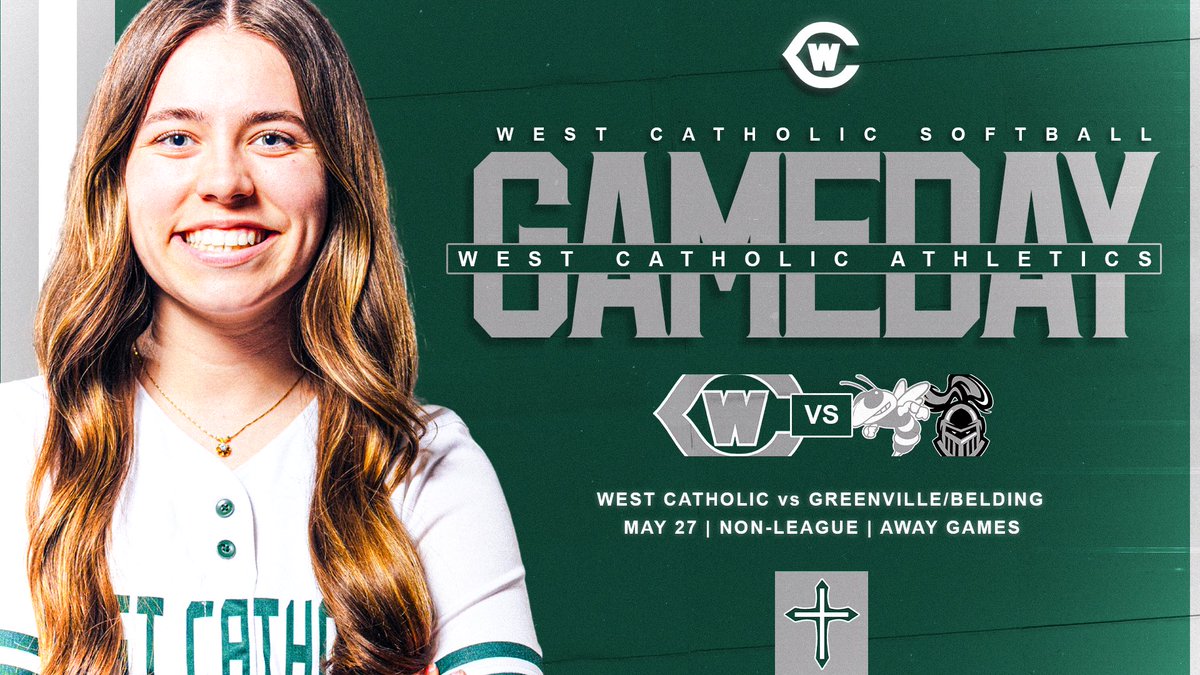 GAMEDAY!

We’re prepping for MHSAA District play later this week with a pair of games today against Greenville &amp; Belding. 

Game time set for 4:15pm. Go West! 

#WeTheWest | #GRWCSoftball