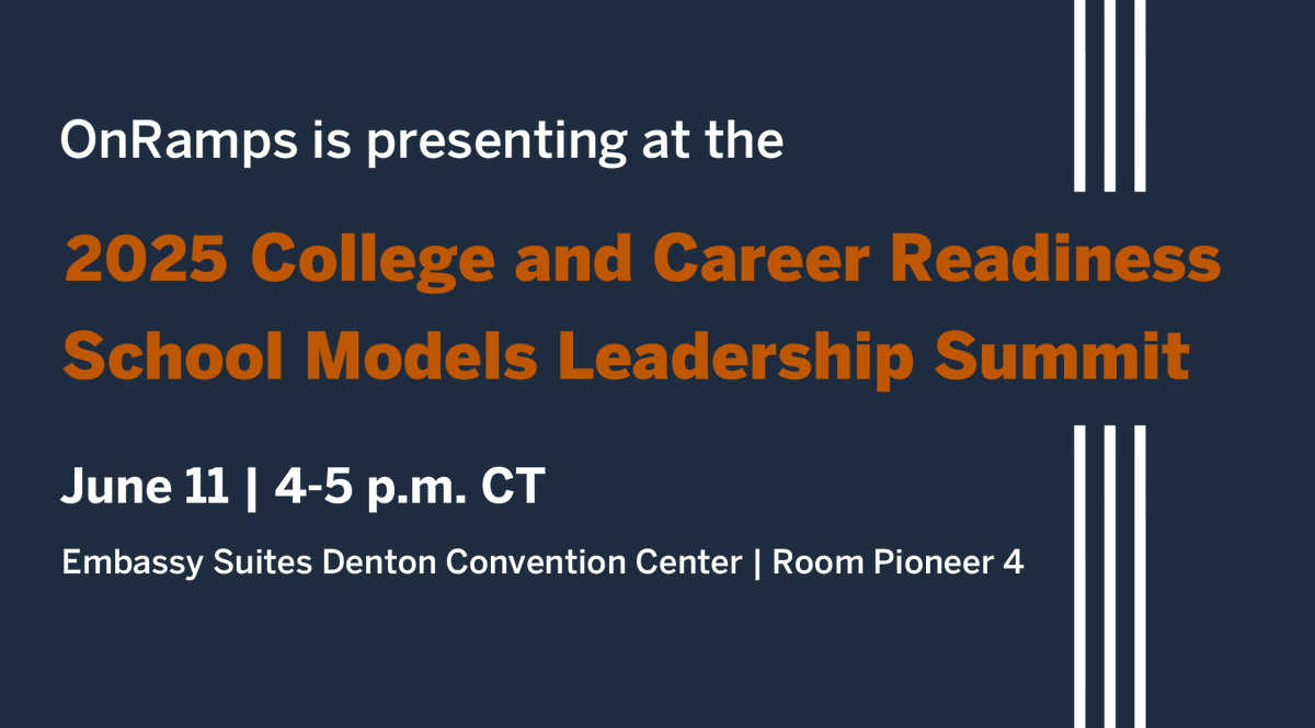 OnRamps (@texasonramps) on Twitter photo 🌟 Join us at the CCRSM Leadership Summit! Explore how #OnRamps dual enrollment courses help ECHS and P-TECH campuses improve access, learning and student success. Catch our panel with <a href="/IDEAschools/">IDEA Public Schools</a>, <a href="/FortWorthISD/">Fort Worth Independent School District</a> and <a href="/ELPASO_ISD/">El Paso ISD</a>.
ccrsm-leadership-summit.com 🌟 Join us at the CCRSM Leadership Summit! Explore how #OnRamps dual enrollment courses help ECHS and P-TECH campuses improve access, learning and student success. Catch our panel with <a href="/IDEAschools/">IDEA Public Schools</a>, <a href="/FortWorthISD/">Fort Worth Independent School District</a> and <a href="/ELPASO_ISD/">El Paso ISD</a>.
ccrsm-leadership-summit.com