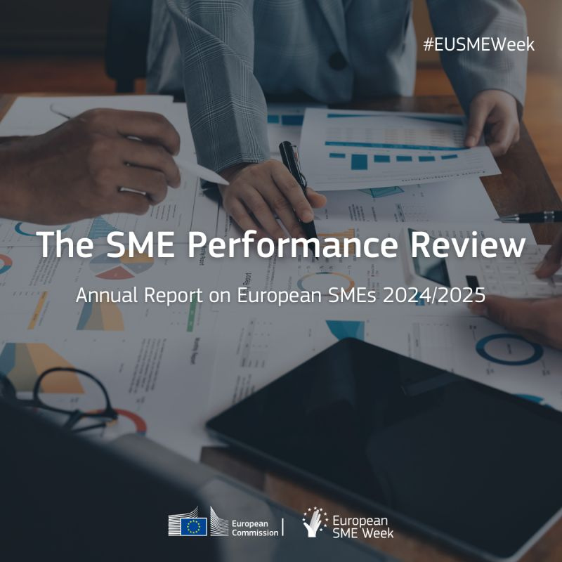EISMEA (@eu_eismea) on Twitter photo The SME Performance Review is a key tool the <a href="/EU_Commission/">European Commission</a> uses to monitor and assess countries' progress in implementing SME policies, including the SME Strategy, the Small Business Act (SBA), and the SME Relief Package.
Read this year's report here π
europa.eu/!fdmcg7 The SME Performance Review is a key tool the <a href="/EU_Commission/">European Commission</a> uses to monitor and assess countries' progress in implementing SME policies, including the SME Strategy, the Small Business Act (SBA), and the SME Relief Package.
Read this year's report here π
europa.eu/!fdmcg7