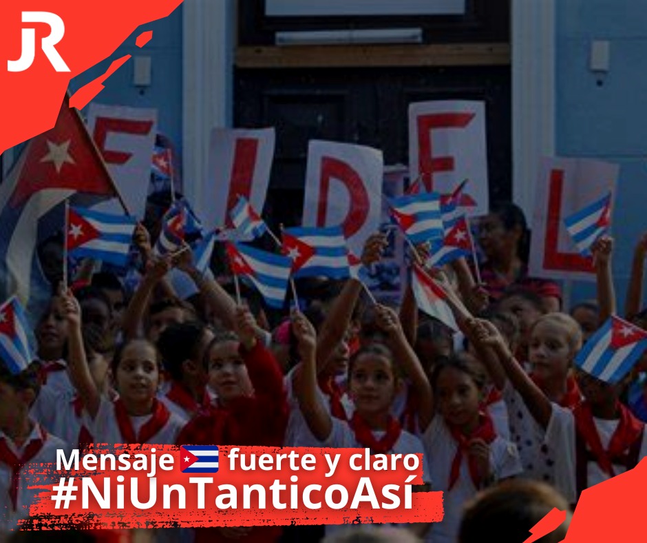 "Mientras mayores peligros, más exigencia, más disciplina y unidad, pero no la unidad a cualquier precio sino basaba en principios" ...Raúl Castro Ruz
#UnidosXCuba #CubaVive #PorCubaJuntosCreamos ante las acciones del imperialismo los Cubanos no permitiremos #NiUnTanticoAsí