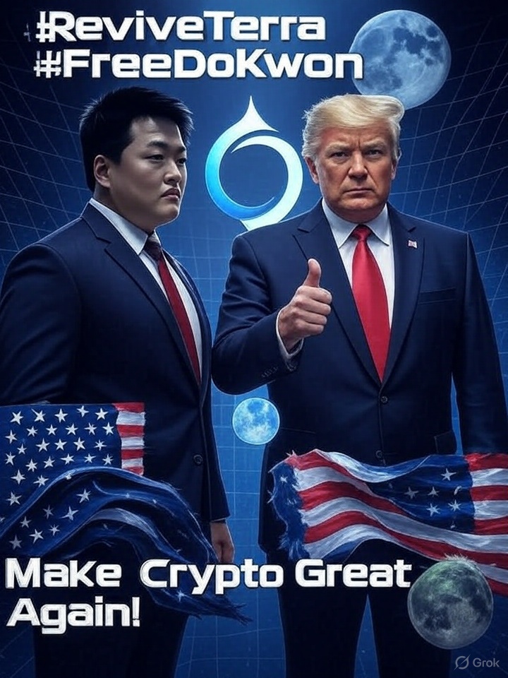 Mehran_Hozhabri's tweet photo. 🚀 #FreeDoKwon #ReviveTerra 🚀
@realDonaldTrump, Do Kwon is a crypto genius who can make America lead in blockchain!
💡 Support him & #TERRA to restore billions for investors. 🇺🇸 Join us to revive Terra! 🙌
$LUNC #LUNC
@elonmusk #Grok #CryptoForAmerica
RT & spread the word! https://t.co/LNNdXnCAOB