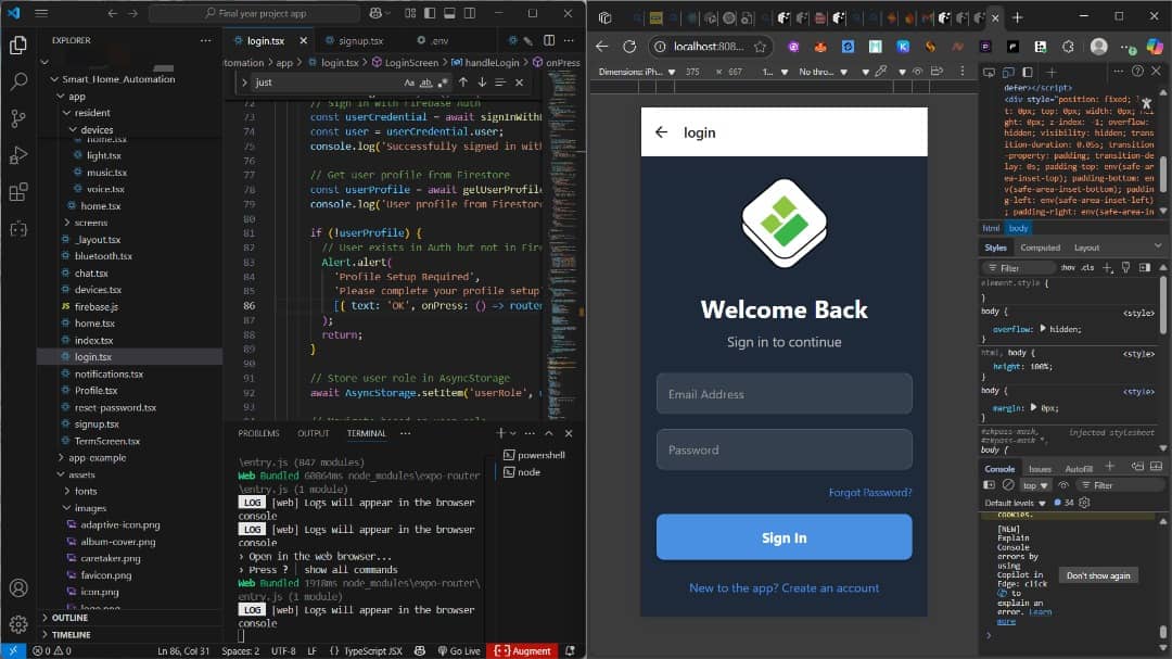 nexongraphs's tweet photo. Here's a sneak peek at our React Native Expo app - login screen : Nexongraphs https://t.co/CvpO7ODXQ4