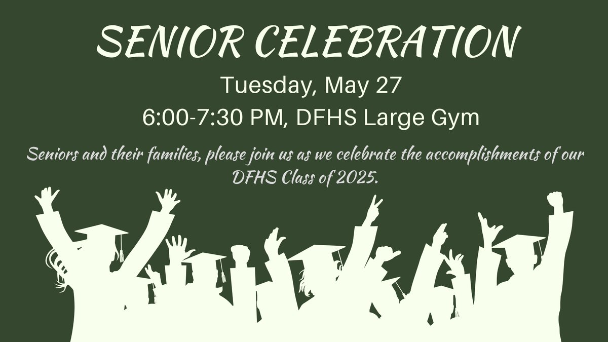 dutchforkhigh's tweet image. We hope to see you tonight to help us celebrate our Class of 2025 graduates!