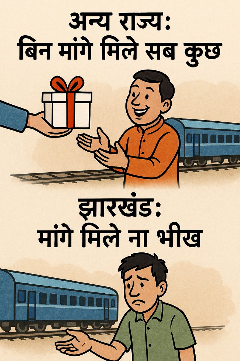 Jharkhand Rail Users (@jharkhandrail) on Twitter photo <a href="/AshwiniVaishnaw/">Ashwini Vaishnaw</a> Ji, with due respect, once your visits to #Gujarat, #Rajasthan, and #Bihar are complete, may we request your kind attention towards some long-standing and pressing railway issues in #Jharkhand:
1) How many LHB coach and locomotive manufacturing units are planned <a href="/AshwiniVaishnaw/">Ashwini Vaishnaw</a> Ji, with due respect, once your visits to #Gujarat, #Rajasthan, and #Bihar are complete, may we request your kind attention towards some long-standing and pressing railway issues in #Jharkhand:
1) How many LHB coach and locomotive manufacturing units are planned