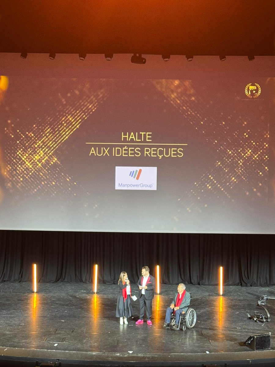 ParcoursMétiers.tv (@parcours_metier) on Twitter photo 🏆 Félicitations aux lauréats de #JeFilmeLeMétierQuiMePlaît – catégorie “Halte aux idées reçues” !
🥇 CLAP D’OR Regards croisés - Lycée Saint Joseph Kerustum
👏 Merci à <a href="/ManpowerGroupFR/">ManpowerGroup France</a> pour leur soutien aux jeunes qui font tomber les préjugés dans le monde du travail ! 🏆 Félicitations aux lauréats de #JeFilmeLeMétierQuiMePlaît – catégorie “Halte aux idées reçues” !
🥇 CLAP D’OR Regards croisés - Lycée Saint Joseph Kerustum
👏 Merci à <a href="/ManpowerGroupFR/">ManpowerGroup France</a> pour leur soutien aux jeunes qui font tomber les préjugés dans le monde du travail !