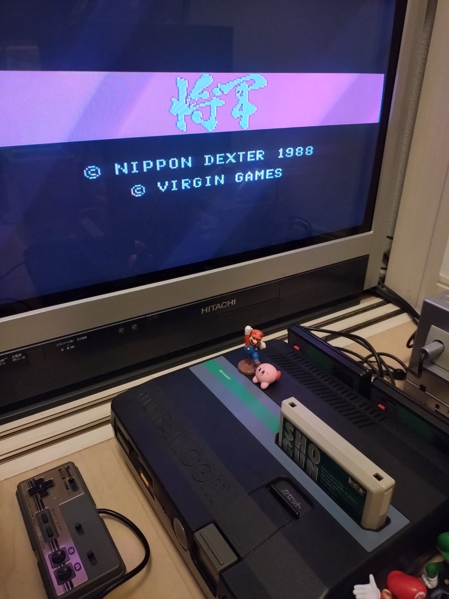 hitopon999's tweet image. 1988年5月27日はファミコンカセット『将軍』の発売日です🐣🥳🎉🎂
#ヘクト
#将軍
#SHOGUN
#ファミリーコンピュータ
#定価5800円
#レトロコンシューマー愛好会