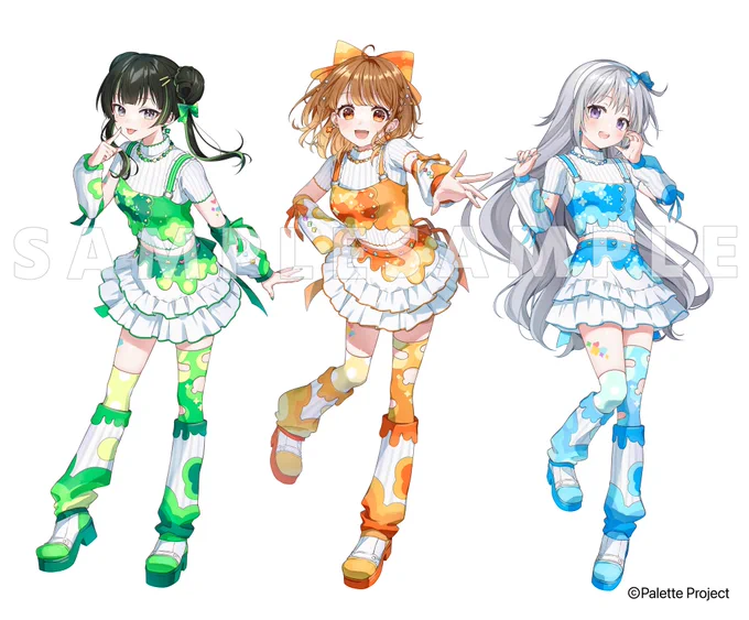 【お仕事】『Palette Project』#パレプロ感謝祭2025正規メンバー7名様のイラストを担当させていただきました! (1/3) 