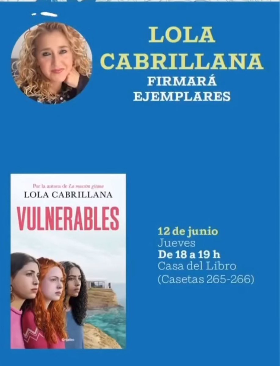 Que si voy a la feria de Madrid. Que estoy allí esperando para firmaros. Ains que nervios.